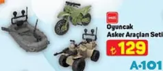 MGS OYUNCAK ASKER ARAÇLARI SETİ
